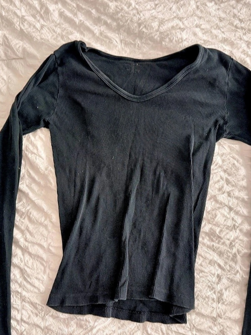 Brandy Melville Black Crop Top
